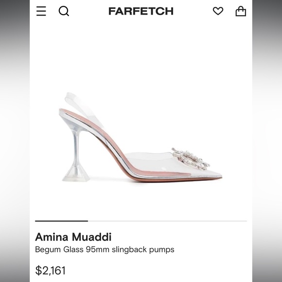 SOLD! AMINA MUADDI BEGUM PVC SLINGBACK - Picture 9 of 9